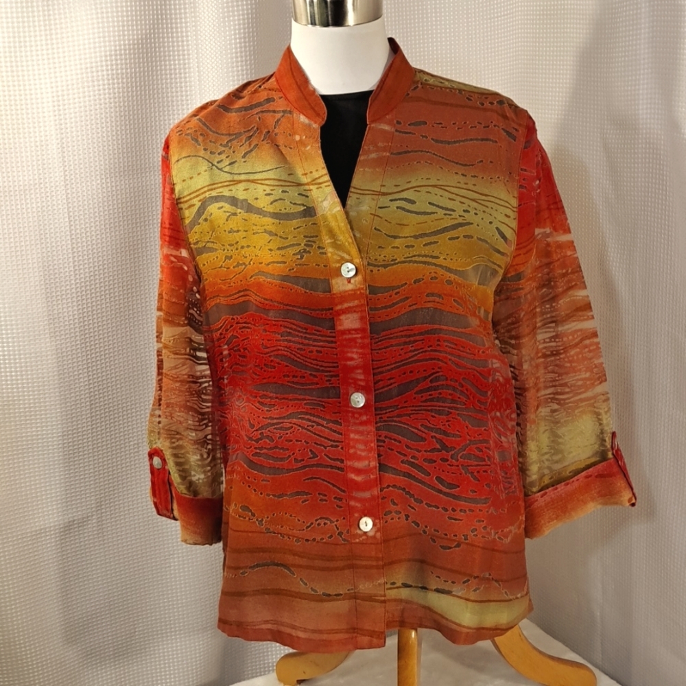 3/$25 Ruby Rd Woman's Top +1 - Picture 2 of 12